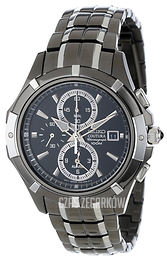 Seiko Coutura Czarny/Stal Ø41 mm SNAE57