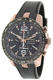 Seiko Sportura Czarny/Guma Ø42 mm SNAF28