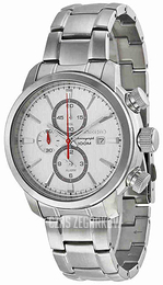 Seiko Chronograph Srebrny/Stal Ø42 mm SNAF43P1