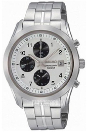 Seiko Biały/Stal SNDA91