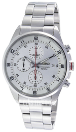 Seiko Chronograph Srebrny/Stal Ø40 mm SNDC87