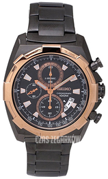 Seiko Czarny/Stal Ø45 mm SNDD54