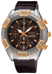 Seiko Velatura Brązowy/Skóra Ø38 mm SNDV62P1