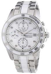 Seiko Sportura Srebrny/Stal Ø38 mm SNDX95P1