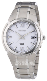 Seiko Biały/Stal Ø39 mm SNE085