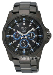 Seiko Czarny/Stal Ø46 mm SNE119P1