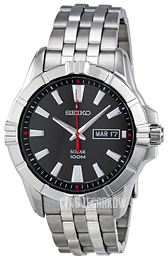 Seiko Czarny/Stal Ø40 mm SNE161