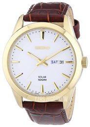 Seiko Dress Biały/Skóra Ø43 mm SNE366P2S