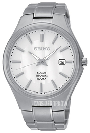 Seiko Dress Biały/Tytan Ø40 mm SNE375
