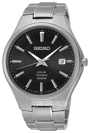 Seiko Solar Czarny/Tytan Ø40 mm SNE377P1