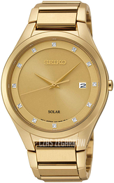 Seiko Żółte złoto/Stal w odcieniu złota Ø39 mm SNE384P9