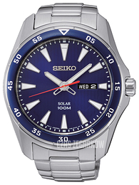 Seiko Solar Niebieski/Stal Ø44 mm SNE391P1