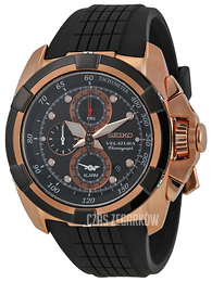 Seiko Velatura Czarny/Guma Ø42 mm SNE76P1