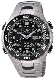 Seiko Biały/Stal Ø45 mm SNJ015