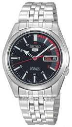 Seiko 5 Czarny/Stal Ø37 mm SNK375JC