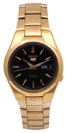 Seiko Czarny/Stal w odcieniu złota Ø38 mm SNK612