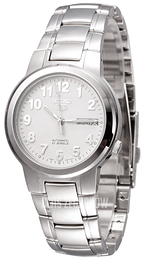 Seiko 5 Biały/Stal Ø37 mm SNKA13K1