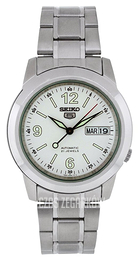 Seiko Biały/Stal Ø40 mm SNKE57