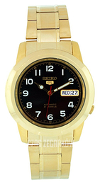 Seiko Czarny/Pozlacana Ø38 mm SNKK40