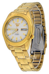 Seiko Czarny/Stal w odcieniu złota Ø40 mm SNKM72