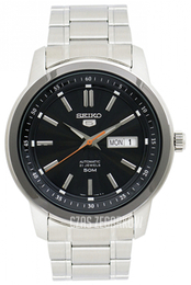 Seiko 5 Czarny/Stal Ø43 mm SNKM89
