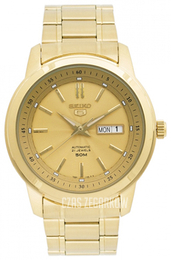 Seiko 5 Szampański/Stal w odcieniu złota Ø44 mm SNKM94