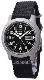 Seiko 5 Czarny/Skóra Ø37 mm SNKN33K1