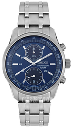 Seiko Chronograph Niebieski/Stal Ø40 mm SNN157P1