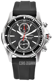 Seiko Czarny/Guma Ø42 mm SNN243P2