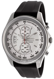 Seiko Biały/Guma Ø45 mm SNN259P1