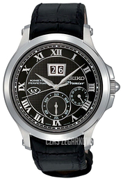 Seiko Premier Czarny/Skóra Ø40 mm SNP041P2