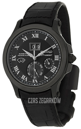 Seiko Czarny/Skóra Ø40 mm SNP045