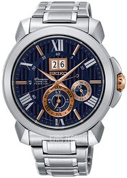 Seiko Premier Niebieski/Stal Ø42.9 mm SNP153P1