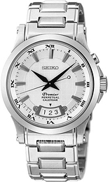 Seiko Biały/Stal SNQ001