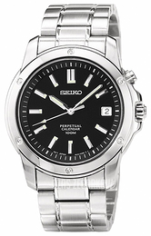 Seiko Czarny/Stal Ø38 mm SNQ007