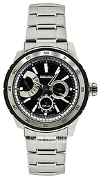 Seiko Czarny/Stal Ø39 mm SNT019