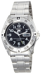 Seiko 5 Czarny/Stal Ø40 mm SNZB73