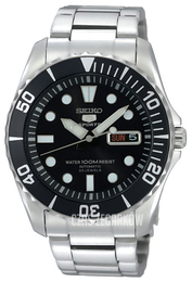 Seiko 5 Czarny/Stal Ø41 mm SNZF17K1