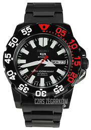 Seiko Sportura Czarny/Stal Ø43 mm SNZF53