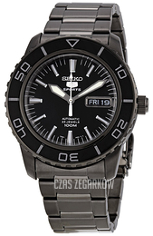 Seiko Sportura Czarny/Stal Ø43 mm SNZH59