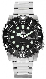 Seiko 5 Czarny/Stal Ø44 mm SNZJ19J1