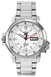 Seiko Biały/Stal Ø42 mm SNZJ53