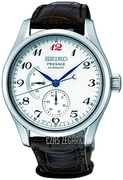 Seiko Presage Srebrny/Skóra Ø41 mm SPB059J1
