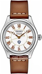 Seiko Presage Biały/Skóra Ø40.5 mm SPB215J1