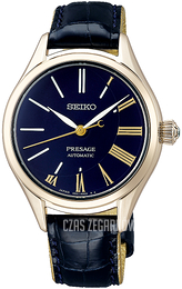 Seiko Presage Niebieski/Skóra Ø34.3 mm SPB236J1