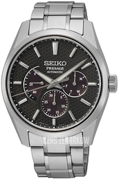 Seiko Presage Czarny/Stal Ø40.2 mm SPB307J1