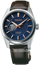 Seiko Presage Niebieski/Skóra Ø40.2 mm SPB311J1