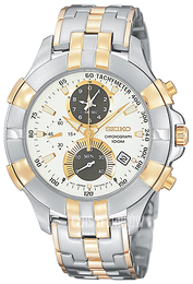 Seiko Biały/Stal Ø42 mm SPC012