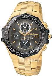 Seiko Coutura Czarny/Stal w odcieniu złota Ø41 mm SPL008