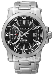 Seiko Premier Czarny/Stal Ø42 mm SRG009P1